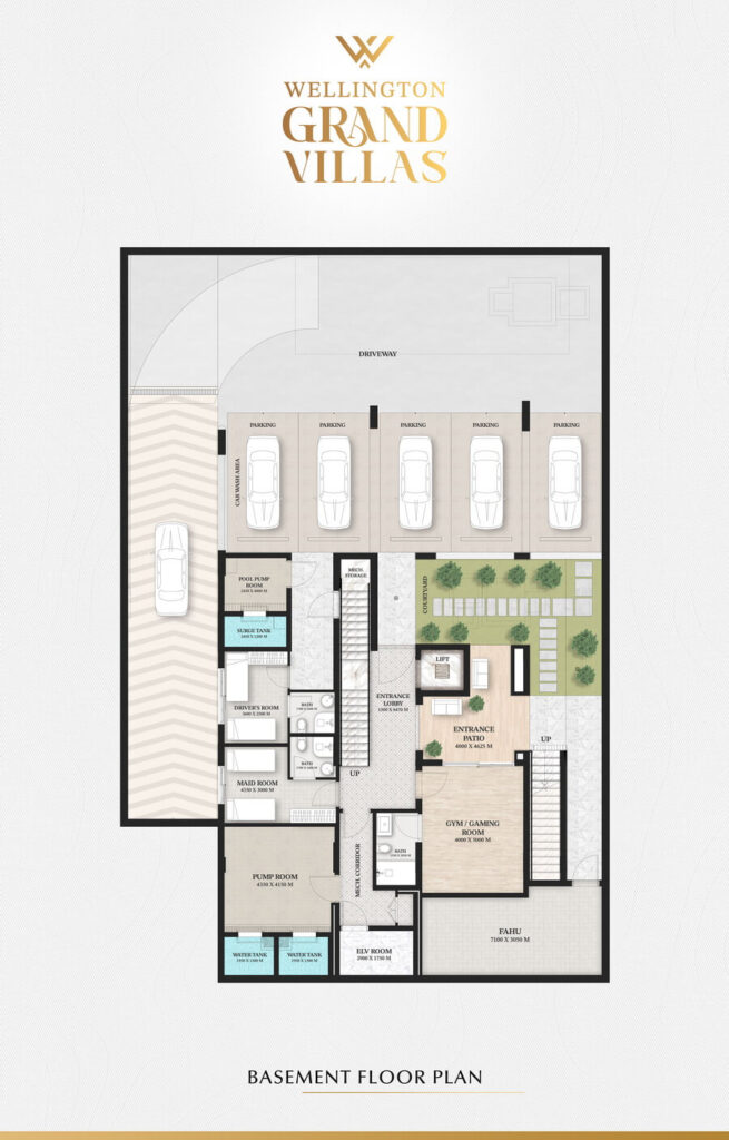 01- Basement Floor Plan