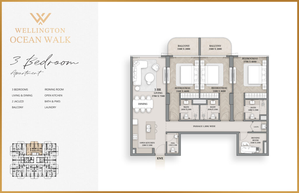 07- 3 Bedroom Apartment