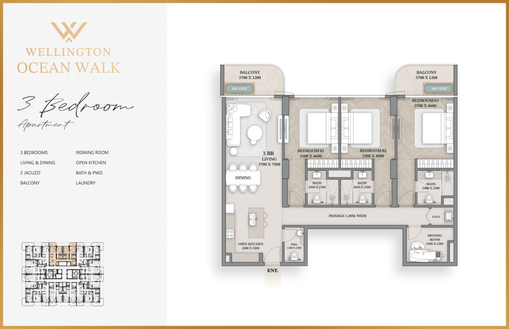 09- 3 Bedroom Apartment